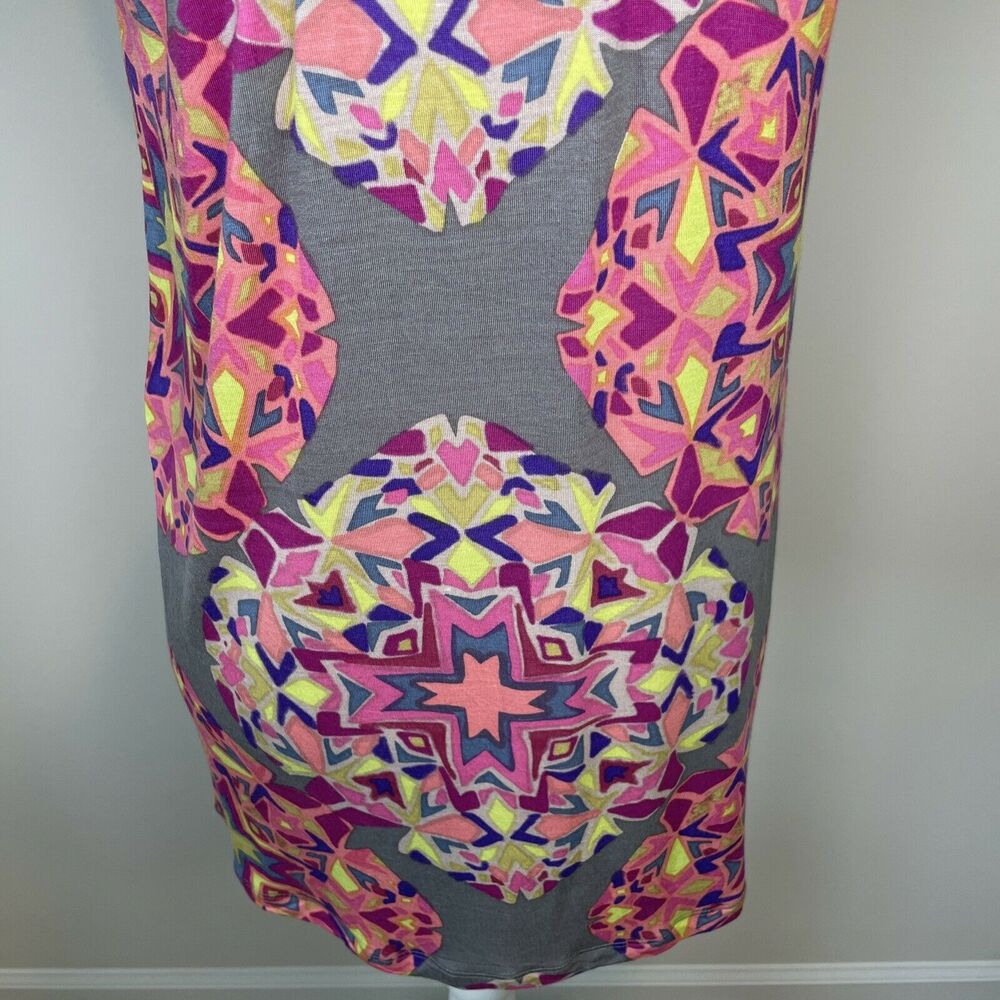CAbi Harmony Racerback Southwest Geo Print Sleeveless Tank Top Pink Womens Small - Picture 7 of 12